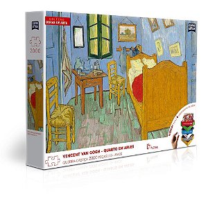 QUEBRA-CABEÇA Cartonado VAN GOGH Quarto em ARLES - 2000 Peças