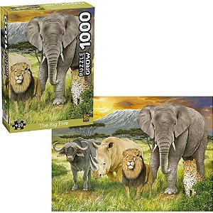 QUEBRA-CABEÇA Cartonado THE BIG Five 1000 Peças