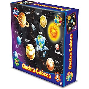 QUEBRA-CABEÇA Cartonado Sistema Solar - 300 Peças