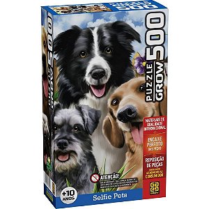 QUEBRA-CABEÇA Cartonado Selfie PETS P500