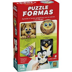 QUEBRA-CABEÇA Cartonado Puzzle Formas Basicas