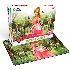 QUEBRA-CABEÇA Cartonado Princesa Encantada 100 Peças