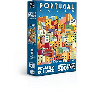 QUEBRA-CABEÇA Cartonado PORTUGAL-PORTO 500P Nano