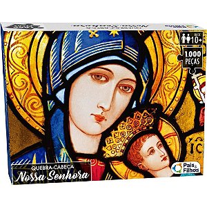 QUEBRA-CABEÇA Cartonado Nossa Senhora Premium 1000 Peças