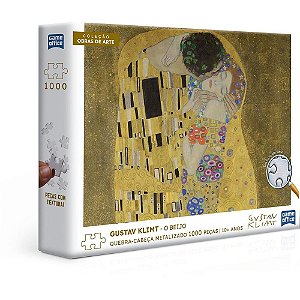 QUEBRA-CABEÇA Cartonado Gustav KLIMT- o Beijo 1000 Peças