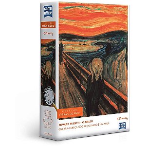 QUEBRA-CABEÇA Cartonado EDVARD MUNCH o Grito 500P Nano