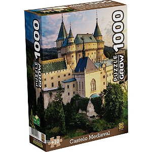 QUEBRA-CABEÇA Cartonado Castelo Medieval P1000