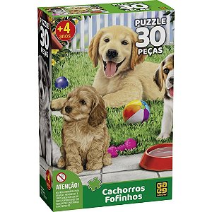 QUEBRA-CABEÇA Cartonado Cachorros Fofinhos P30