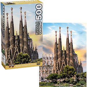 QUEBRA-CABEÇA Cartonado Basilica Sagrada Familia 500PC