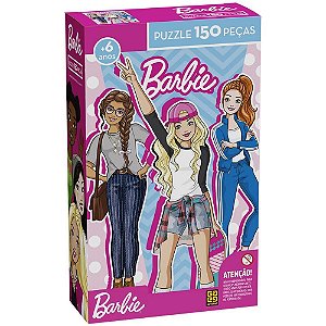 QUEBRA-CABEÇA Cartonado Barbie com 150 Peças