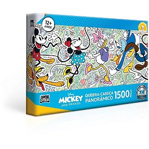 QUEBRA-CABEÇA Cartonado a Turma do Mickey 1500 Peças