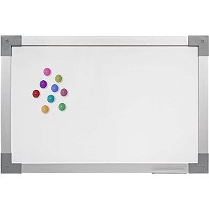 Quadro Aviso Magnético 120X90CM com Moldura de Madeira - SOFT Prime Stalo