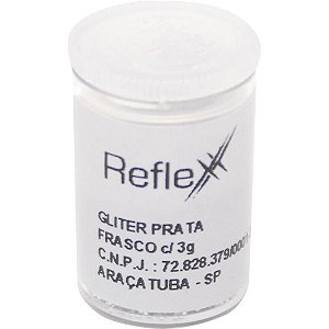 Purpurina Potes 3G Prata - Caixa com 12