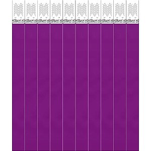 Pulseira de Identificação MED Roxo Pacote com 100