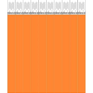 Pulseira de Identificação MED Laranja - Pacote com 50 Unidades