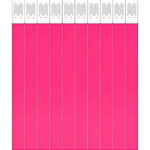 Pulseira de Identificação Laser PRO PINK Pacotre com 50