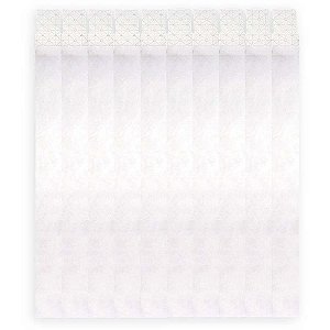 Pulseira Identificação Branca TYVEK PCT com 50