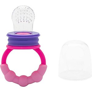 Alimentador Infantil de Silicone Rosa