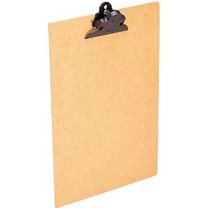 Prancheta Duratex Ofício com Prendedor Plástico - Caixa com 24 Unidades