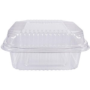 Pote Descartável 200MLQUADRADO Cristal para Doce PCT com 10