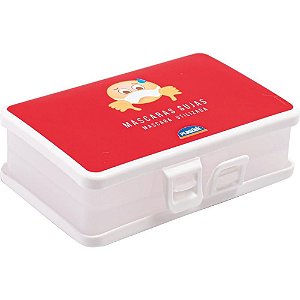 Porta Máscara Duplo Decorado com Proteção e Trava