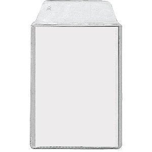 Porta Documento para RG com ABA Cristal 7X10,5CM - Pacote com 100