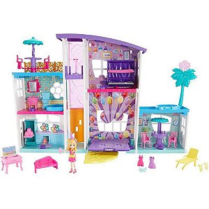 Polly Pocket Mega Casa Surpresa 3 Andares
