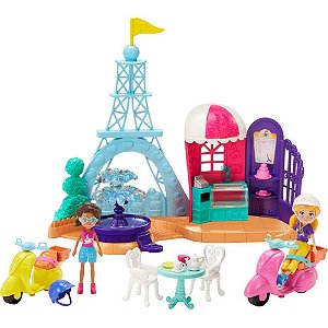 Polly Pocket Conjunto Aventuras em Paris
