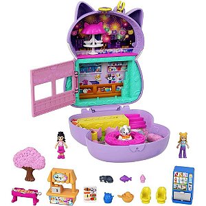 Polly Pocket Micro Playset Gato Restaurante Sushi