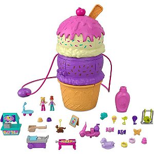 Polly Pocket Micro Mundo Surpresa Cone D Sorvete