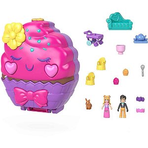 Polly Pocket Micro Confeitaria Cupcakes Surpresas