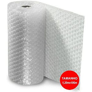 Plástico Bolha Bobina 1,20 X 100M