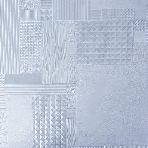 Papel de Parede Plástico Adesivo 90CM X 2,5M Neo Vitral Labirinto para Vidro