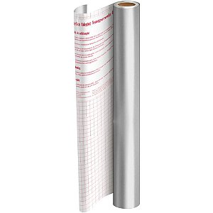 Papel de Parede Plástico Adesivo 45CMX10M Metálico Prata PP 0,08