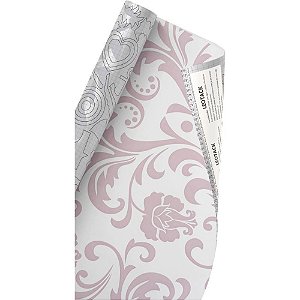 Papel de Parede Plástico Adesivo 45CMX10M Fantasia Arabesco 03 0,80