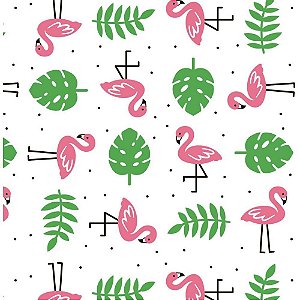 Placa em EVA Estampado 60X40CM Flamingo 2MM PCT com 05