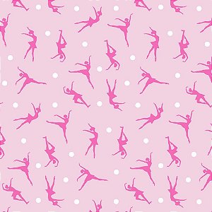 Placa em EVA Estampado Bailarina 60X40CM 2MM Pacote com 5