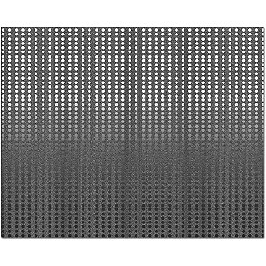 Placa em EVA Estampado 48X40CM Lantejoula Prata 2MM PCT com 05
