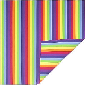 Placa em EVA Estampado 48X40CM ARCO IRIS 2MM PCT com 05