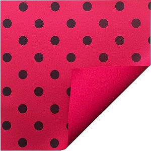 Placa em EVA Estampado 47X40CM Poa BIG VM/PT 1,6MM PCT com 05