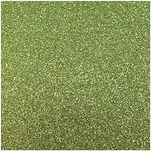 Placa em EVA com Glíter 60X40CM Verde Claro 2MM, Pacote com 5 Folhas