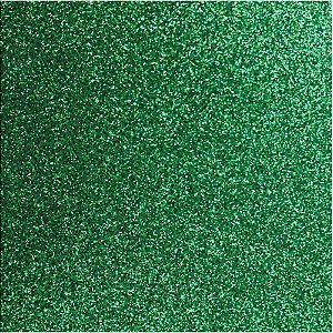 Placa de EVA com Glitter Verde 60X40CM 2MM Pacote com 5