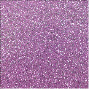 Placa em EVA com Glíter 60X40CM Roxo Neon 2MM - Pacote com 05 Unidades