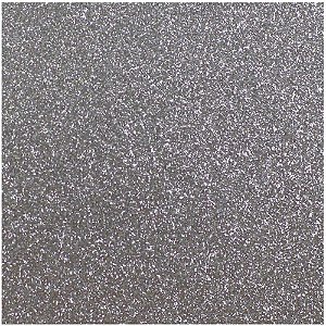 Placa em EVA com Glíter 60X40CM Prata 2MM Pacote com 5
