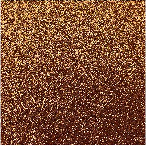 Placa em EVA com Glíter Cobre 60X40CM 2MM Pacote com 5