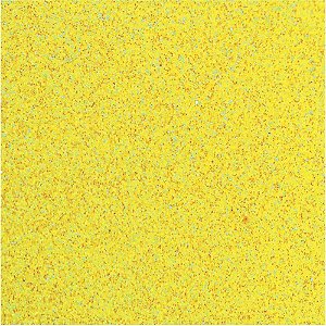 Placa de E.V.A com Glíter 60X40CM Amarelo Neon 2MM - Pacote com 05 Unidades