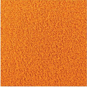 Placa de EVA Atoalhado 48X40CM Laranja 2MM Pacote com 05