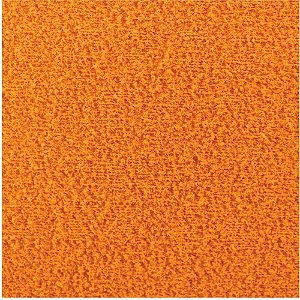 Placa de EVA Atoalhado 48X40CM Laranja 2MM Pacote com 05