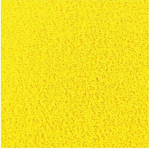 Placa em EVA Atoalhado 48X40CM Amarelo 2MM Pacote com 05