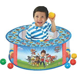 Piscina de Bolinhas Patrulha Canina com 100 Bolinhas